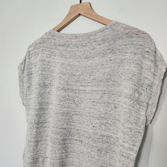 Patagonia Women's Lightweight Linen Tee Top in Heather Gray, XS - Picture 6 of 10